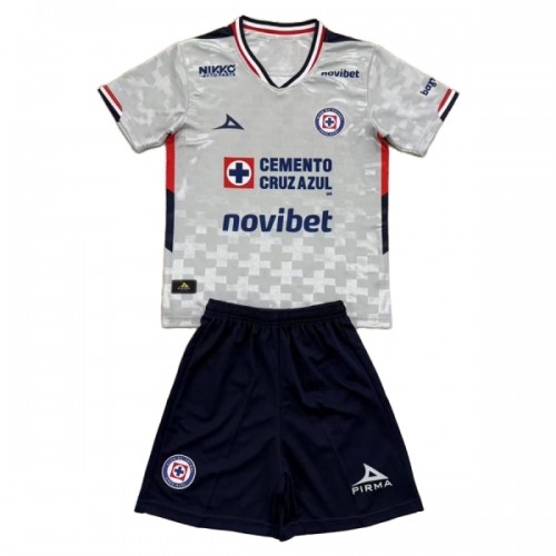 Divisa Cruz Azul Secondo 2025-26 Maniche Corte - Bambino Divisa Cruz Azul Secondo 2025-26 Maniche Corte - Bambino